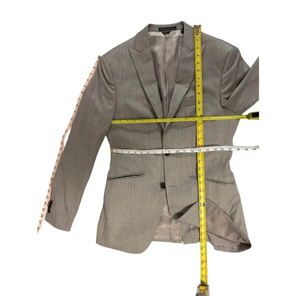 Indochino Men's Light Gray Wool 2-Piece Custom Suit